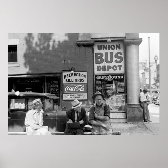 Buss Station: 1938 Poster (Framsidan)