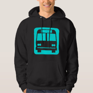 Buss-symbol - cyan hoodie