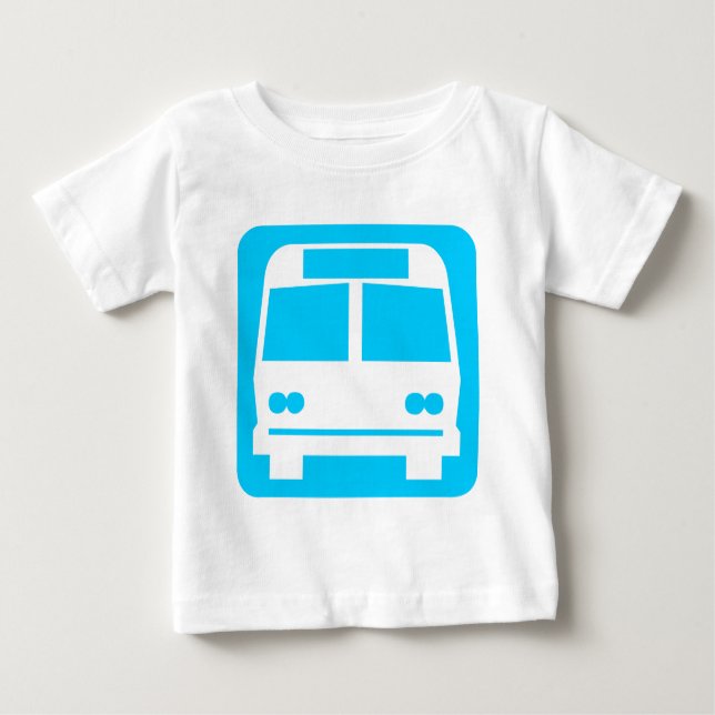 Buss-symbol - Himlar Blue T Shirt (Framsida)