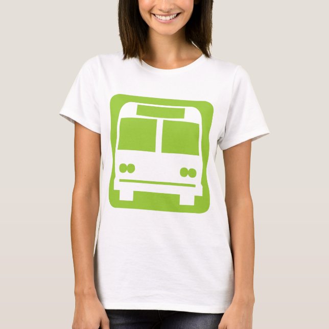 Buss-symbol - svart tröja (Framsida)