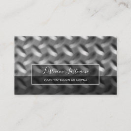 Bussar av massiv abstrakt, yta, diamant metall visitkort
