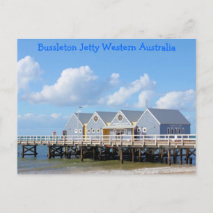 Busselton Jetty Westerna Australien Vykort
