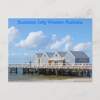 Busselton Jetty Westerna Australien Vykort
