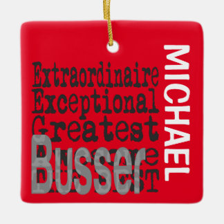 Busser Extraordinaire-ANPASSNINGSBAR Julgransprydnad Keramik