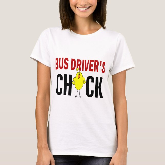 BUSSFÖRARE CHICK T SHIRT (Framsida)