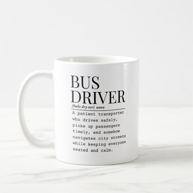 Bussförare Kaffemugg (Vänster)