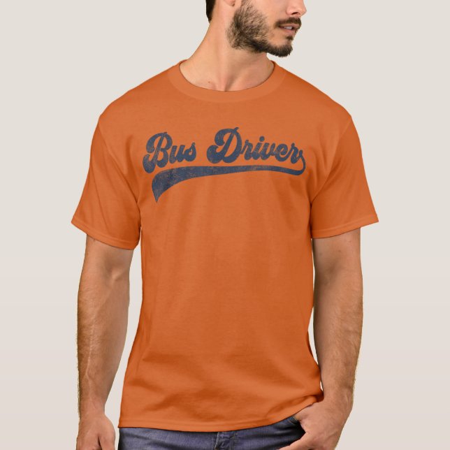 Bussförare Söt Vintage vänner T Shirt (Framsida)