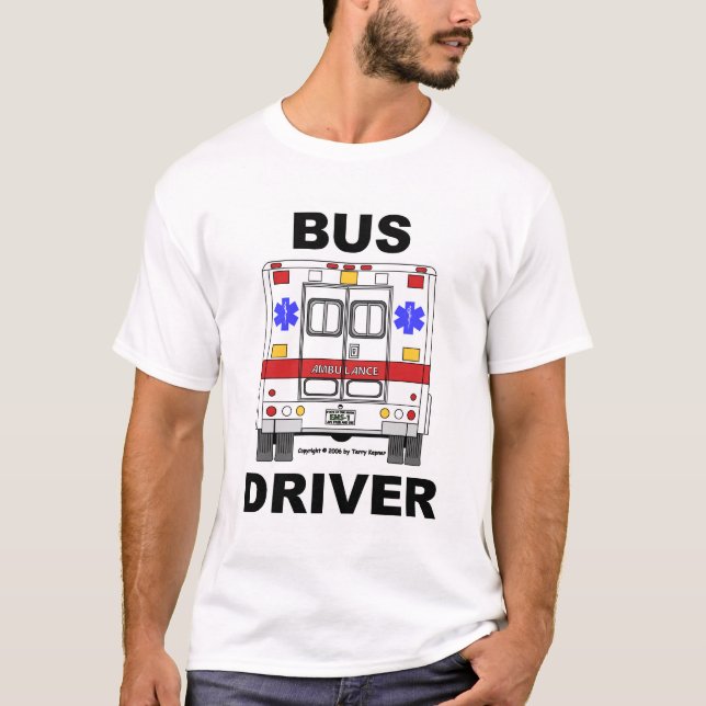 Bussförare Tee Shirt (Framsida)