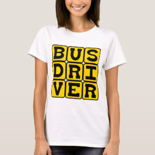Bussförare, transportyrke t-shirt