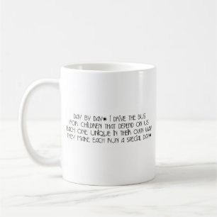 Bussföraredag vid dag kaffemugg
