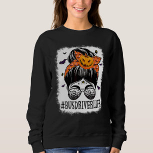 Bussförarens röra tofs spöklik pumpa orange Hallow T Shirt