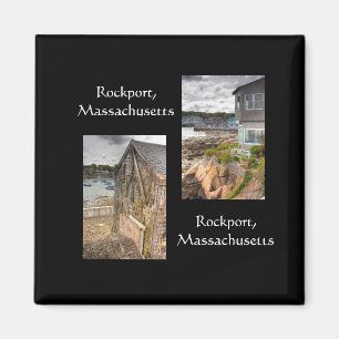 Busshus i Rockport, Massachusetts Magnet