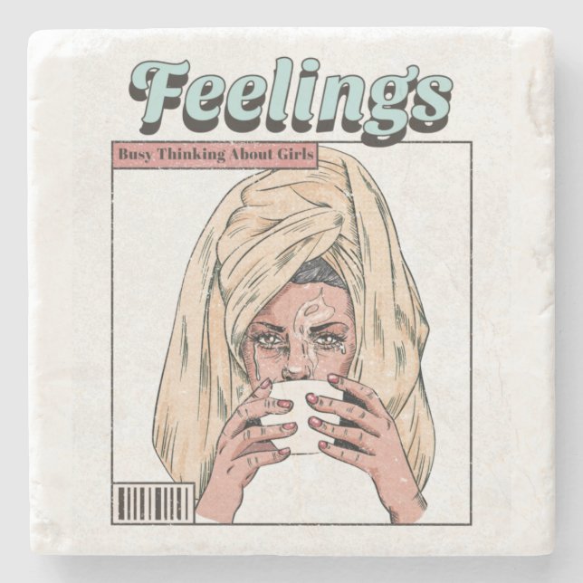 Bussig att tänka på flickor stenunderlägg (Framsidan)