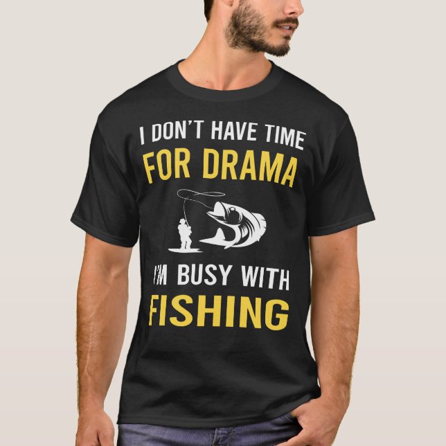 Bussig med fiske t shirt (Framsida)