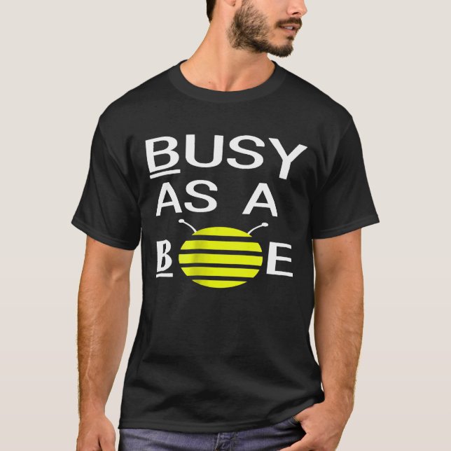 Bussig som bikuperad bin bibibiodlare Kärlek T Shirt (Framsida)