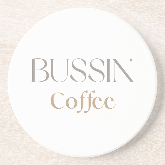Bussin Coffee, Roligt Kaffekärlek Present Underlägg (Framsidan)