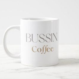 Bussin Coffee, Trendig Rolig Kaffegåva för Kaffeäl Jumbo Mugg