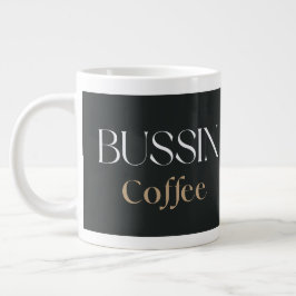 Bussin Coffee, Trendigt Roligt Kaffelskararegåva Jumbo Mugg