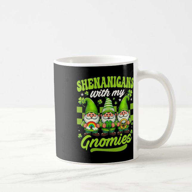 Busstreck Med Mina Tomtar St Patricks Day Tomtar Kaffemugg (Höger)