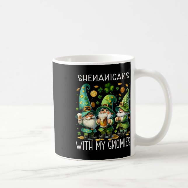 Busstreck Med Mina Tomtar St. Patricks Day Tomte Kaffemugg (Höger)