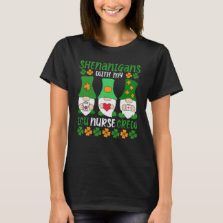 Busstreck Med Mitt ICU Sjuksköterseteam Saint Patr T Shirt