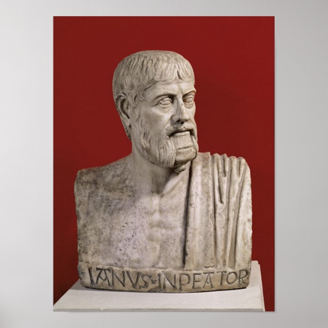 Bust antas vara Flavius Claudius Julianus Poster (Framsidan)