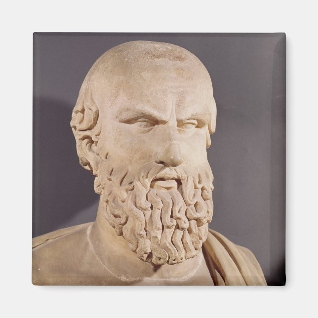 Bust av Aeschylus Magnet (Framsidan)