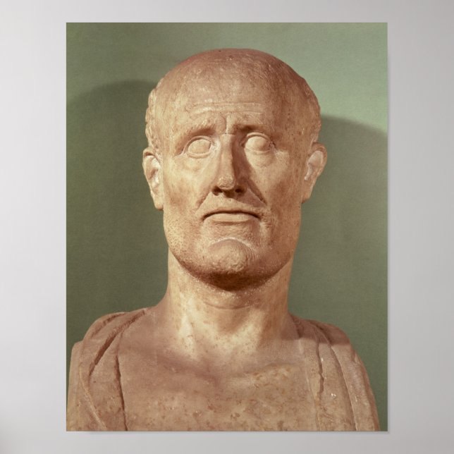 Bust av Alcibiades Poster (Framsidan)