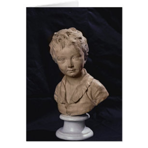 Bust av Alexandre Brongniart Hälsningskort
