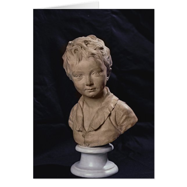 Bust av Alexandre Brongniart Hälsningskort (Framsidan)