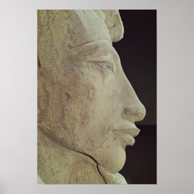 Bust av Amenophis IV från Temple of Amun, Poster (Framsidan)