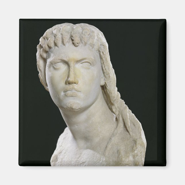 Bust av Cleopatra II eller hennes dotter Magnet (Framsidan)