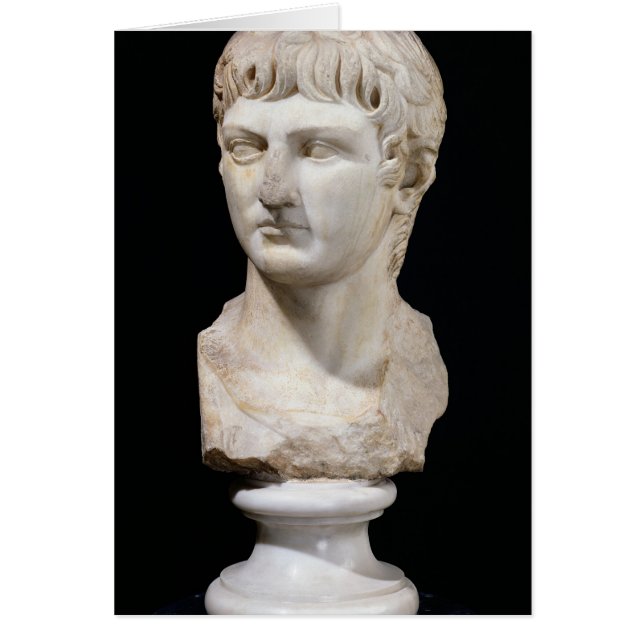 Bust av Germanicus Hälsningskort (Framsidan)