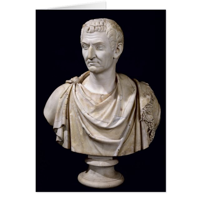 Bust av Marcus Cocceius Nerva Hälsningskort (Framsidan)