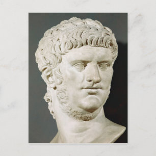 Bust av Nero Vykort