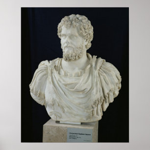 Bust av Septimus Severus Poster