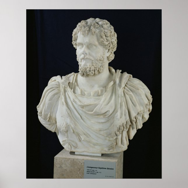 Bust av Septimus Severus Poster (Framsidan)
