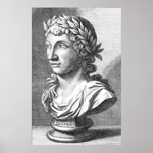 Bust av Xenophanes Poster (Framsidan)