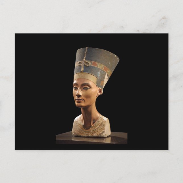 Bust från drottning Nefertiti Vykort (Framsida)