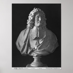 Bust från Jean-Baptiste Colbert de Torcy Poster