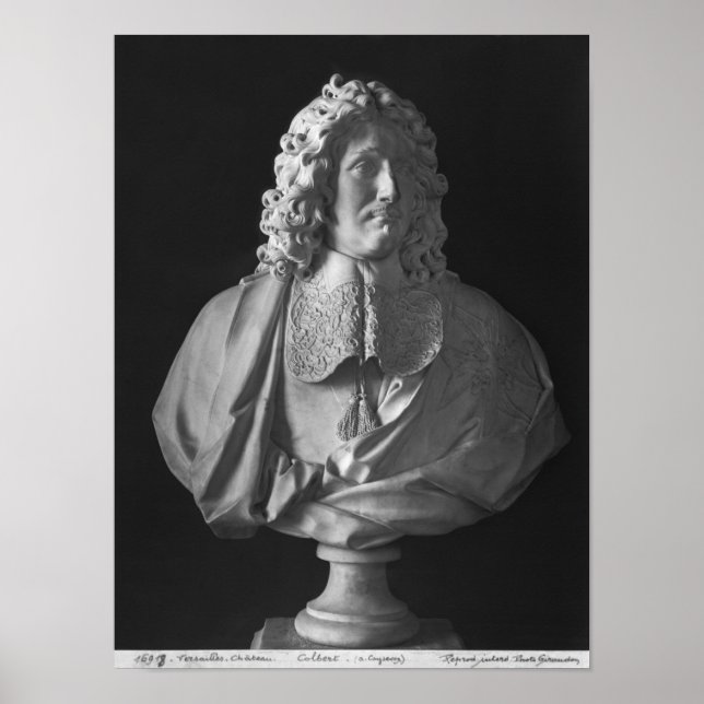 Bust från Jean-Baptiste Colbert de Torcy Poster (Framsidan)