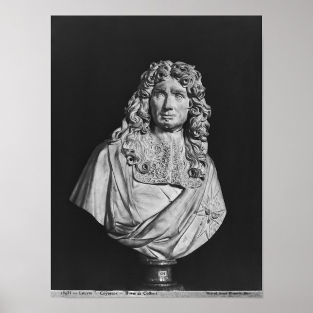 Bust från Jean-Baptiste Colbert de Torcy Poster (Framsidan)