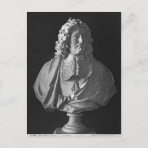 Bust från Jean-Baptiste Colbert de Torcy Vykort