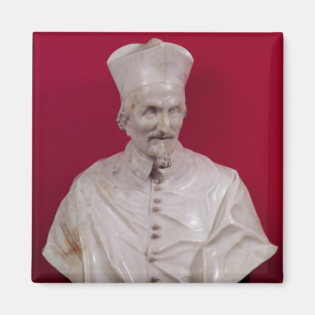 Bust från kardinal Francesco Barberini Magnet (Framsidan)