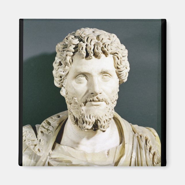 Bust från kejsare Septimus Severus Magnet (Framsidan)
