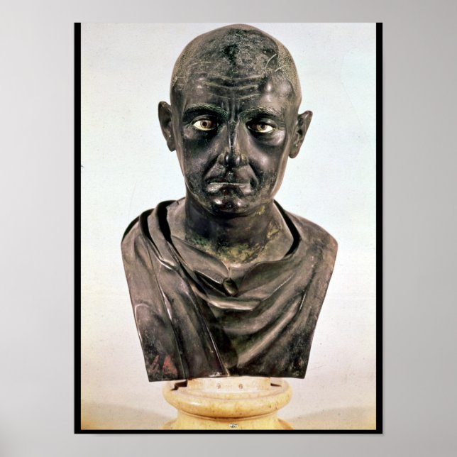 Bust från Publius Cornelius Scipio "Africanus" Poster (Framsidan)
