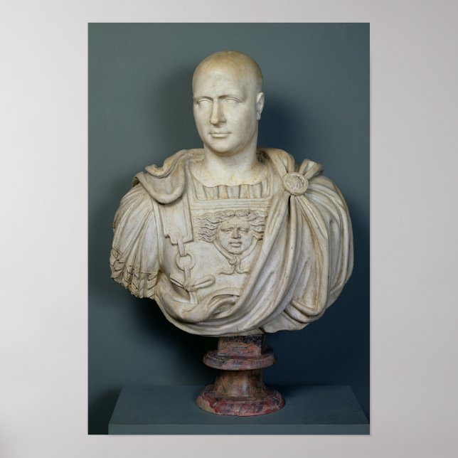 Bust från Publius Cornelius Scipio "Africanus" Poster (Framsidan)
