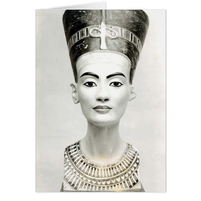 Bust från Queen Nefertiti Hälsningskort (Framsidan)