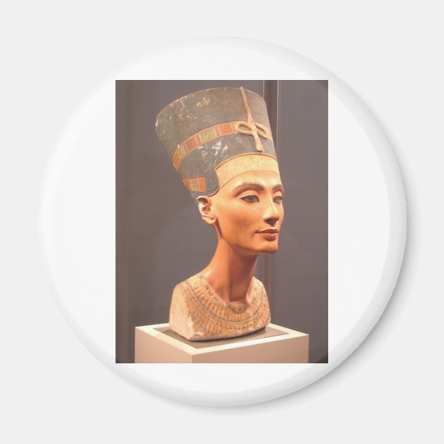 Bust från Queen Nefertiti Magnet (Framsidan)