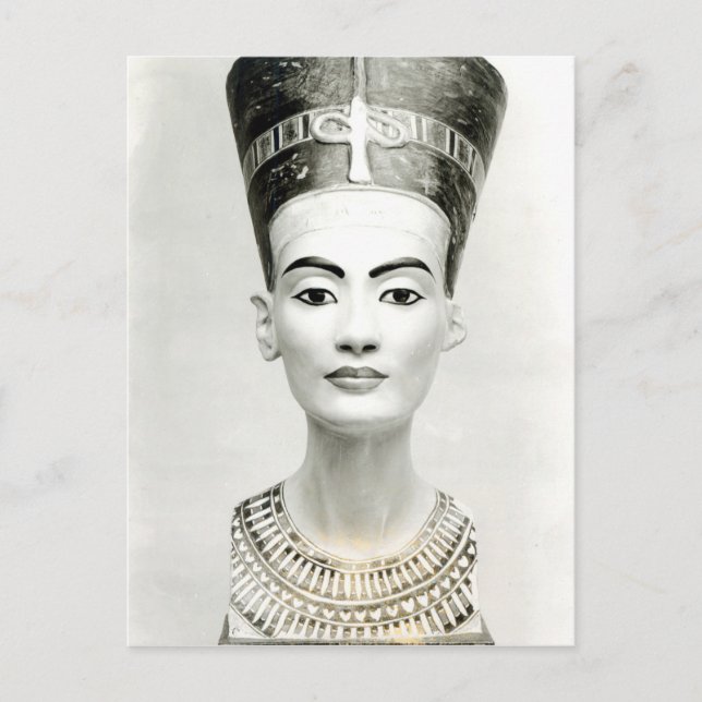 Bust från Queen Nefertiti Vykort (Framsida)